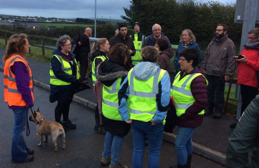 Delabole school run